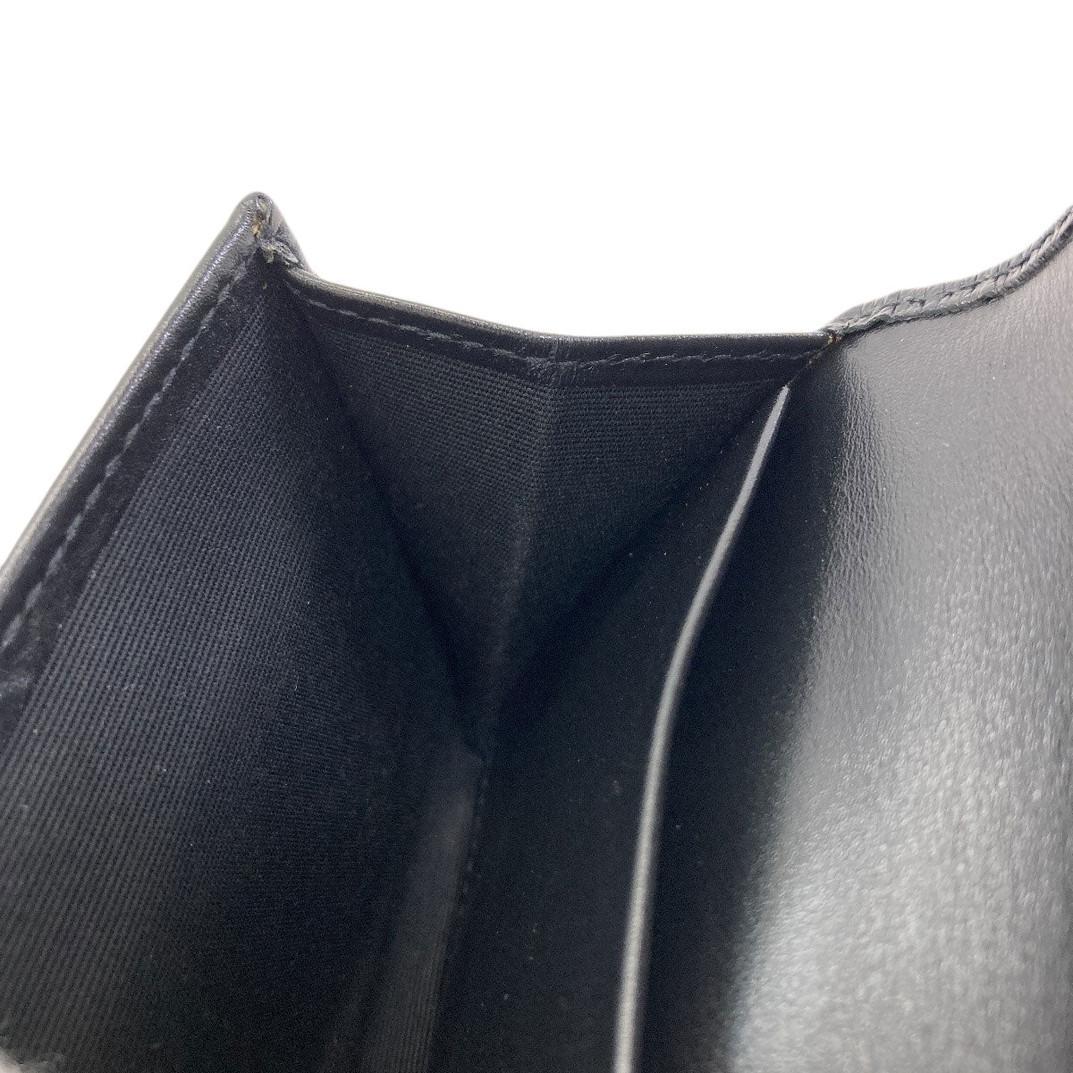 BVLGARI Serpenti Scalier Man Card Case Leather Ladies [Used]