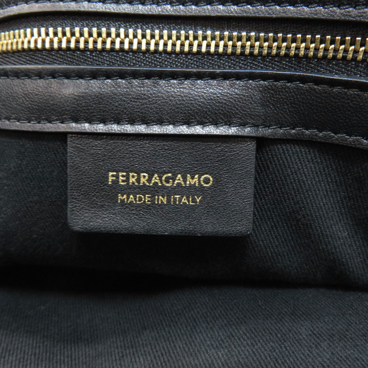 Salvatore Ferragamo logo Tote Bag Canvas Ladies [Used]