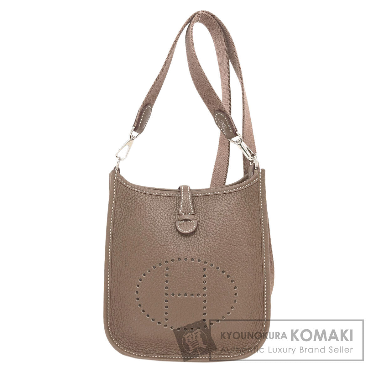 HERMES EvelyneTPM SilverHardware Shoulder Bag Taurillon Clemence Ladies [Used]