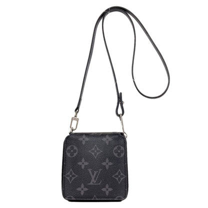 LOUIS VUITTON M80426 Zippy Compact Wallet Bifold Wallet with Coin Pocket Monogram Eclipse mens [Used]