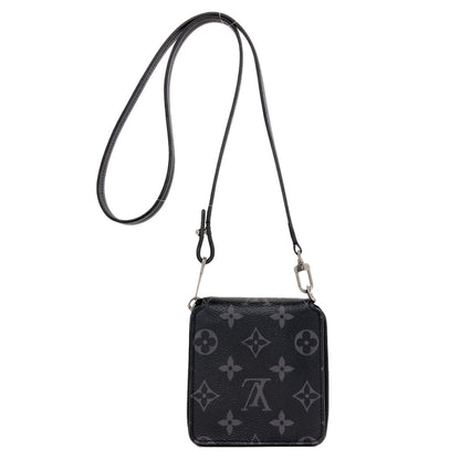 LOUIS VUITTON M80426 Zippy Compact Wallet Bifold Wallet with Coin Pocket Monogram Eclipse mens [Used]