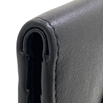 LOEWE Puzzle Slim Compact Bifold Wallet with Coin Pocket Leather Ladies [Used]