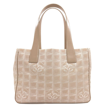 CHANEL New Travel Line PM Tote Bag Nylon jacquard Ladies [Used]
