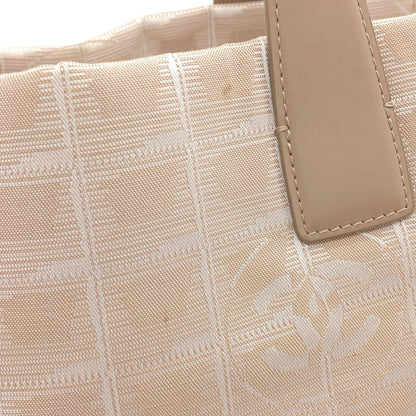 CHANEL New Travel Line PM Tote Bag Nylon jacquard Ladies [Used]