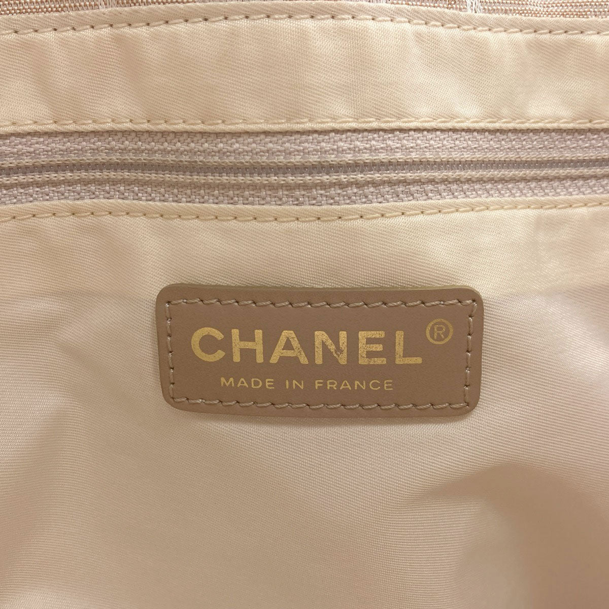CHANEL New Travel Line PM Tote Bag Nylon jacquard Ladies [Used]