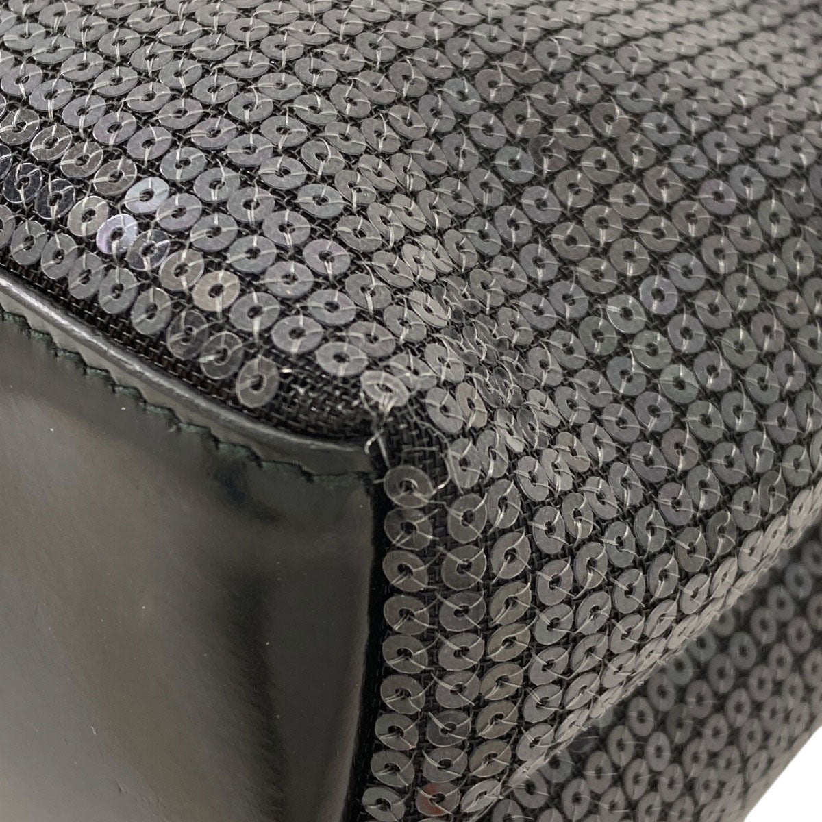 PRADA Spangle Mesh Handbag Spangle Ladies [Used]