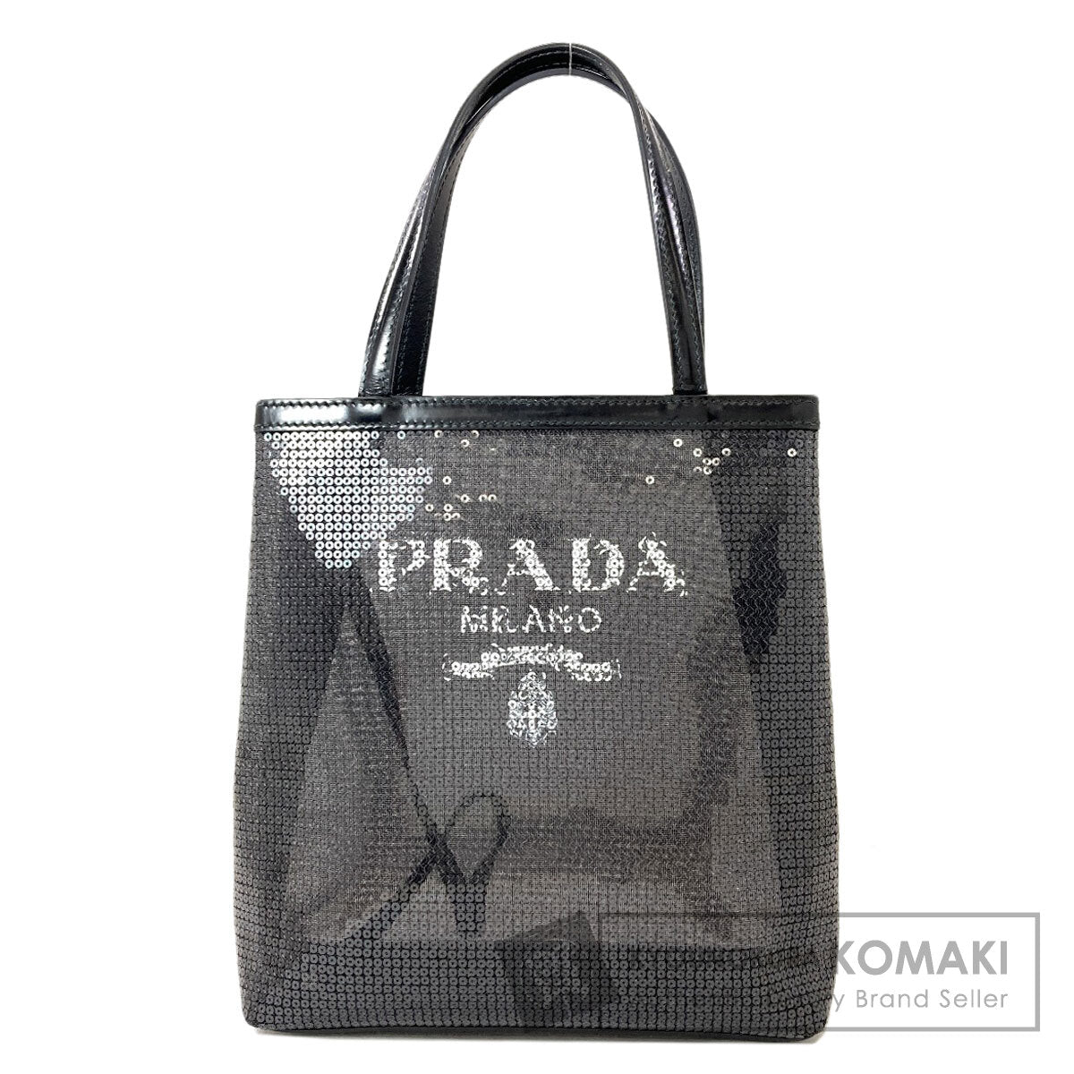 PRADA Spangle Mesh Handbag Spangle Ladies [Used]
