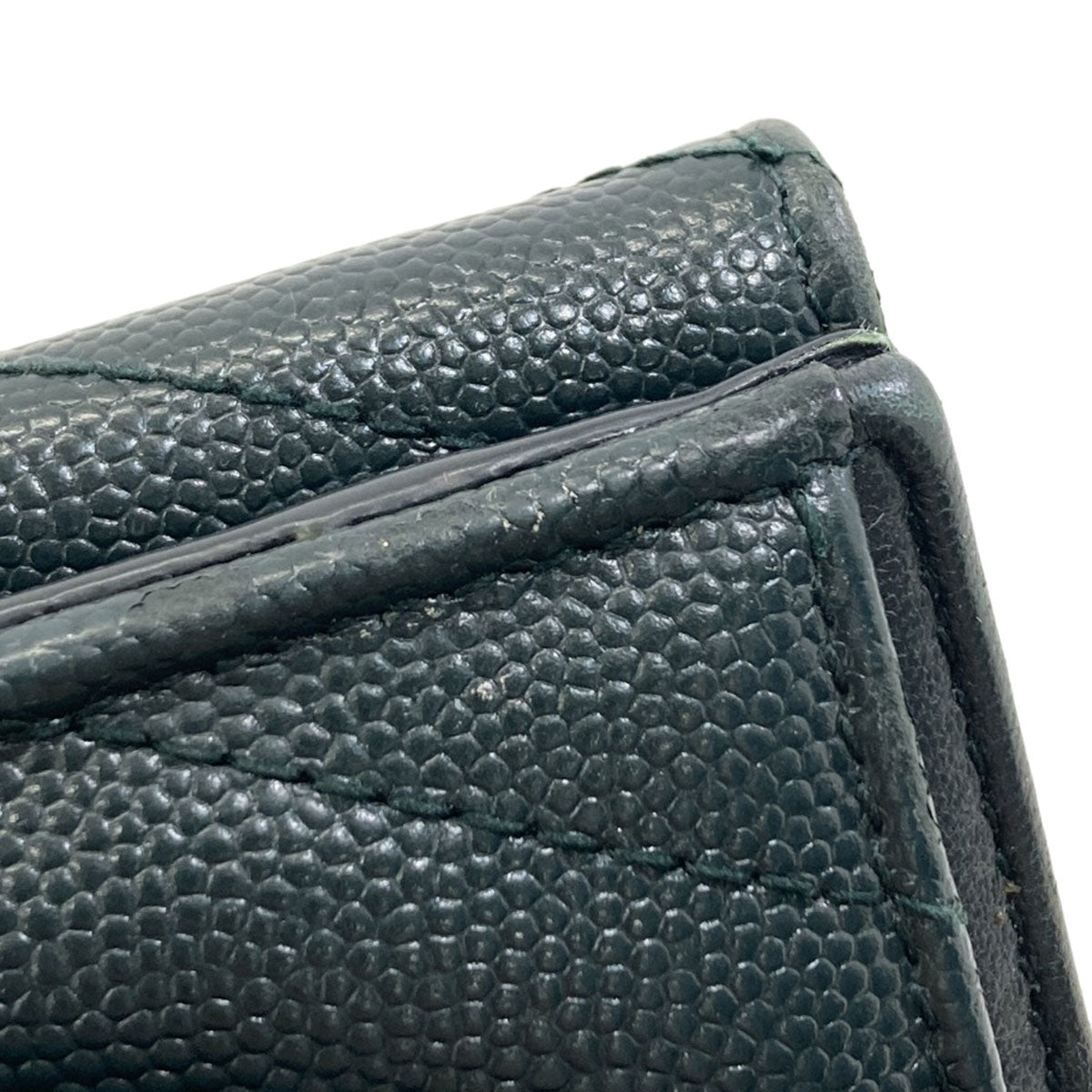 SAINT LAURENT Cassandra Tri-fold wallet (with Coin Pocket) Leather Ladies [Used]