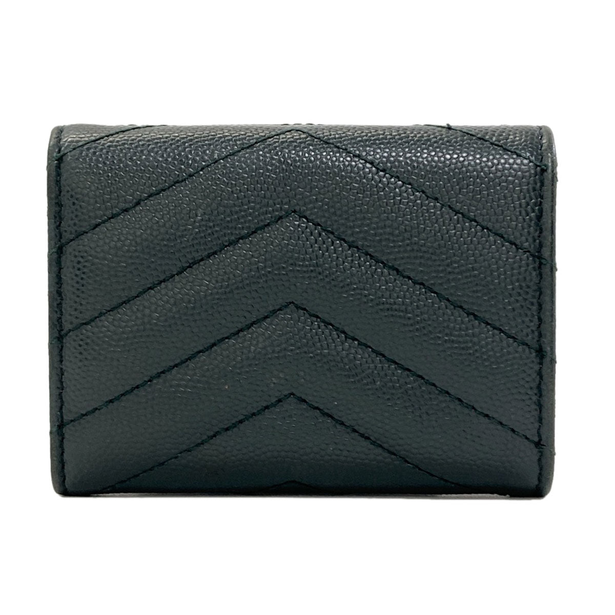 SAINT LAURENT Cassandra Tri-fold wallet (with Coin Pocket) Leather Ladies [Used]