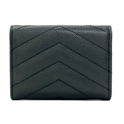 SAINT LAURENT Cassandra Tri-fold wallet (with Coin Pocket) Leather Ladies [Used]