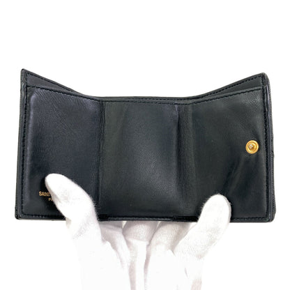 SAINT LAURENT Cassandra Tri-fold wallet (with Coin Pocket) Leather Ladies [Used]