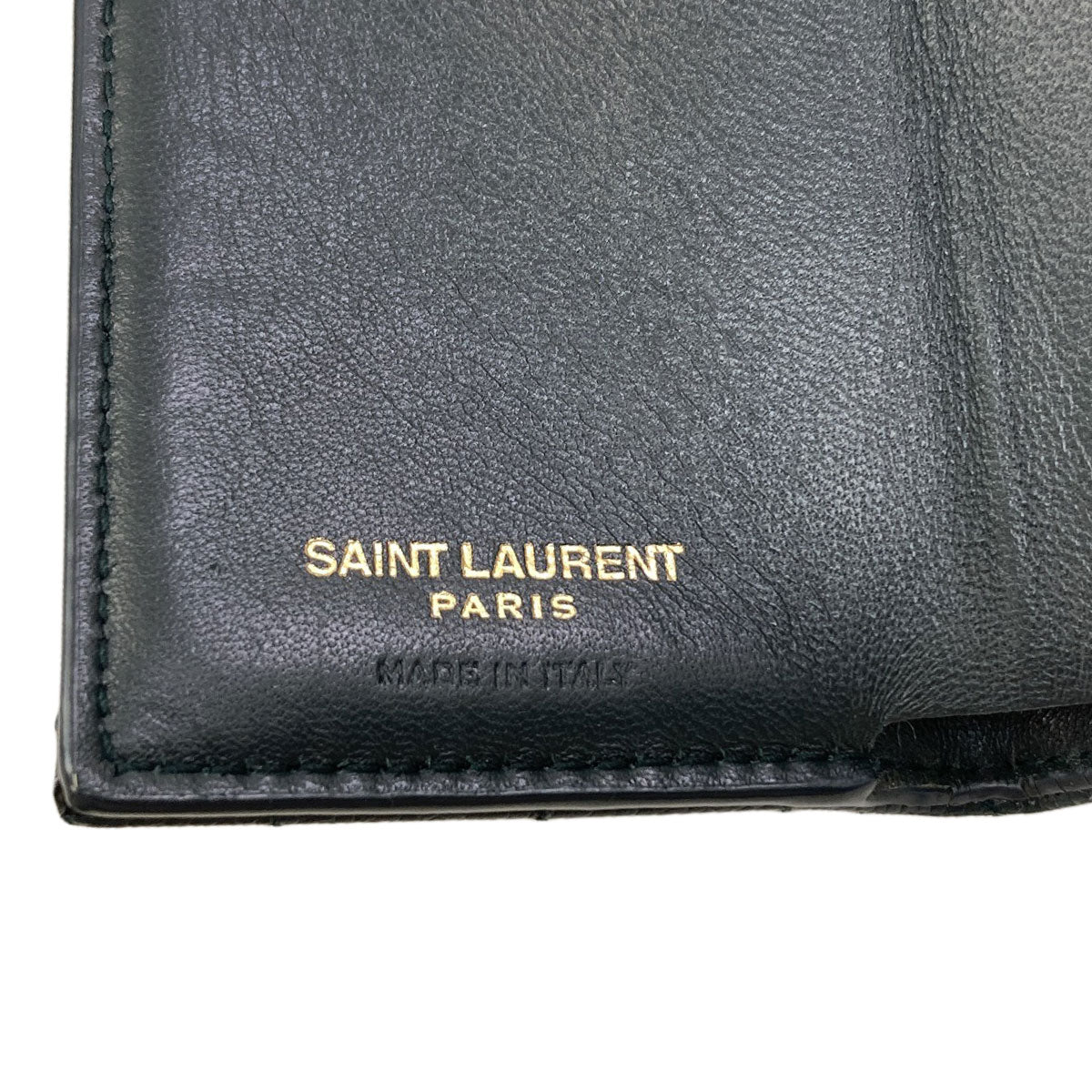 SAINT LAURENT Cassandra Tri-fold wallet (with Coin Pocket) Leather Ladies [Used]