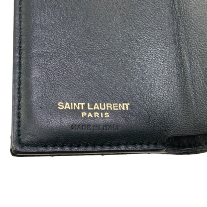 SAINT LAURENT Cassandra Tri-fold wallet (with Coin Pocket) Leather Ladies [Used]