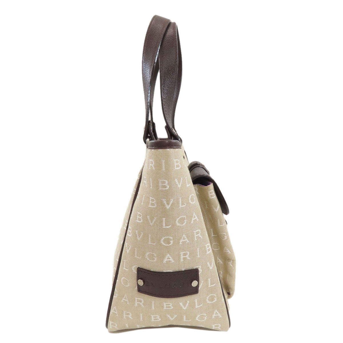 BVLGARI Logo mania Tote Bag Canvas Ladies [Used]