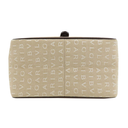 BVLGARI Logo mania Tote Bag Canvas Ladies [Used]