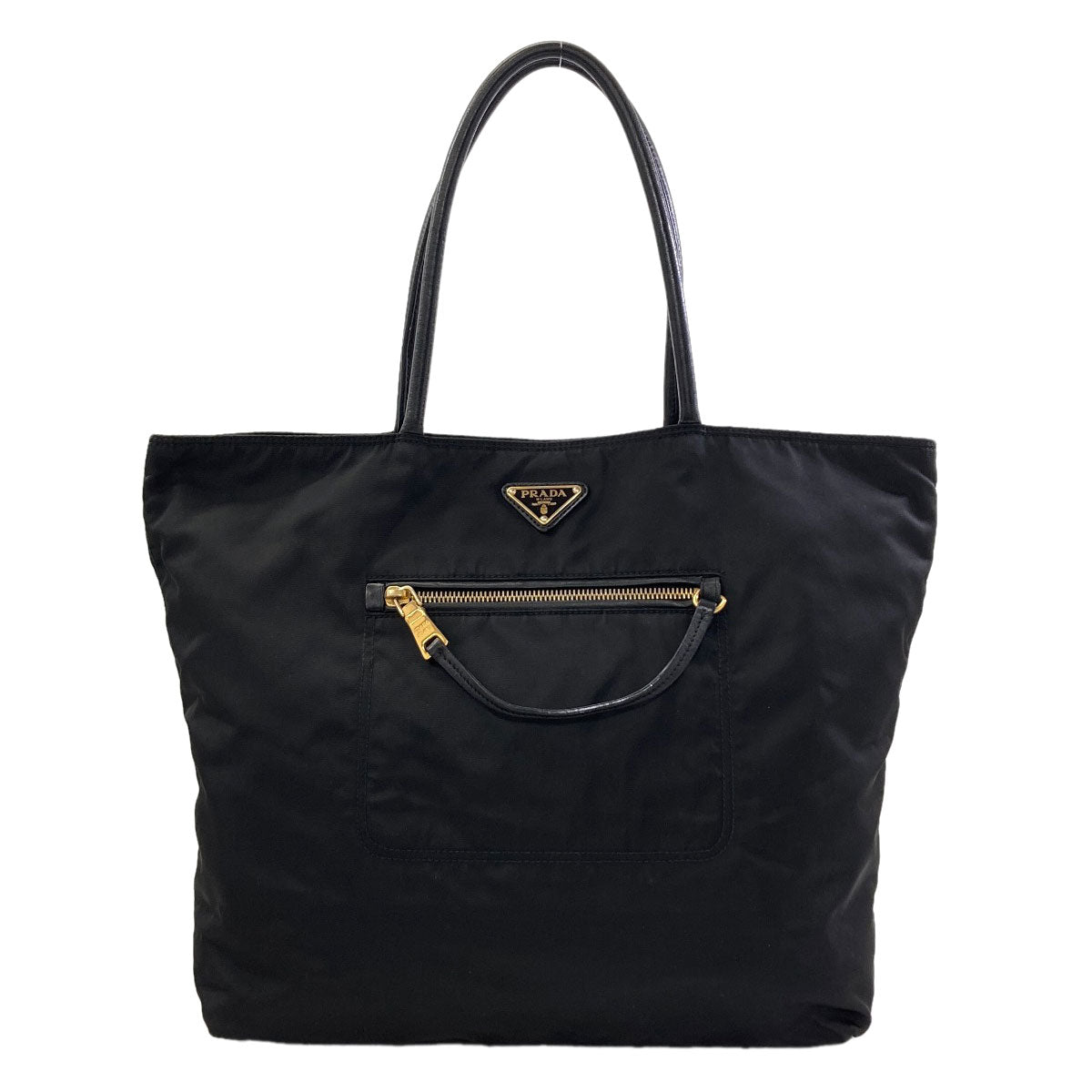 PRADA BR4354 Logo Hardware Tote Bag Nylon Ladies [Used]