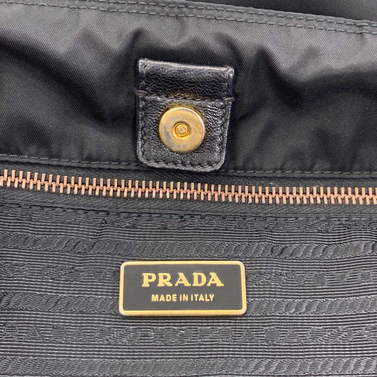 PRADA BR4354 Logo Hardware Tote Bag Nylon Ladies [Used]
