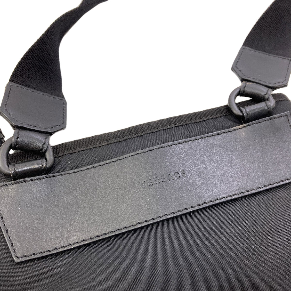 VERSACE Medusa Quilting Shoulder Bag Nylon mens [Used]