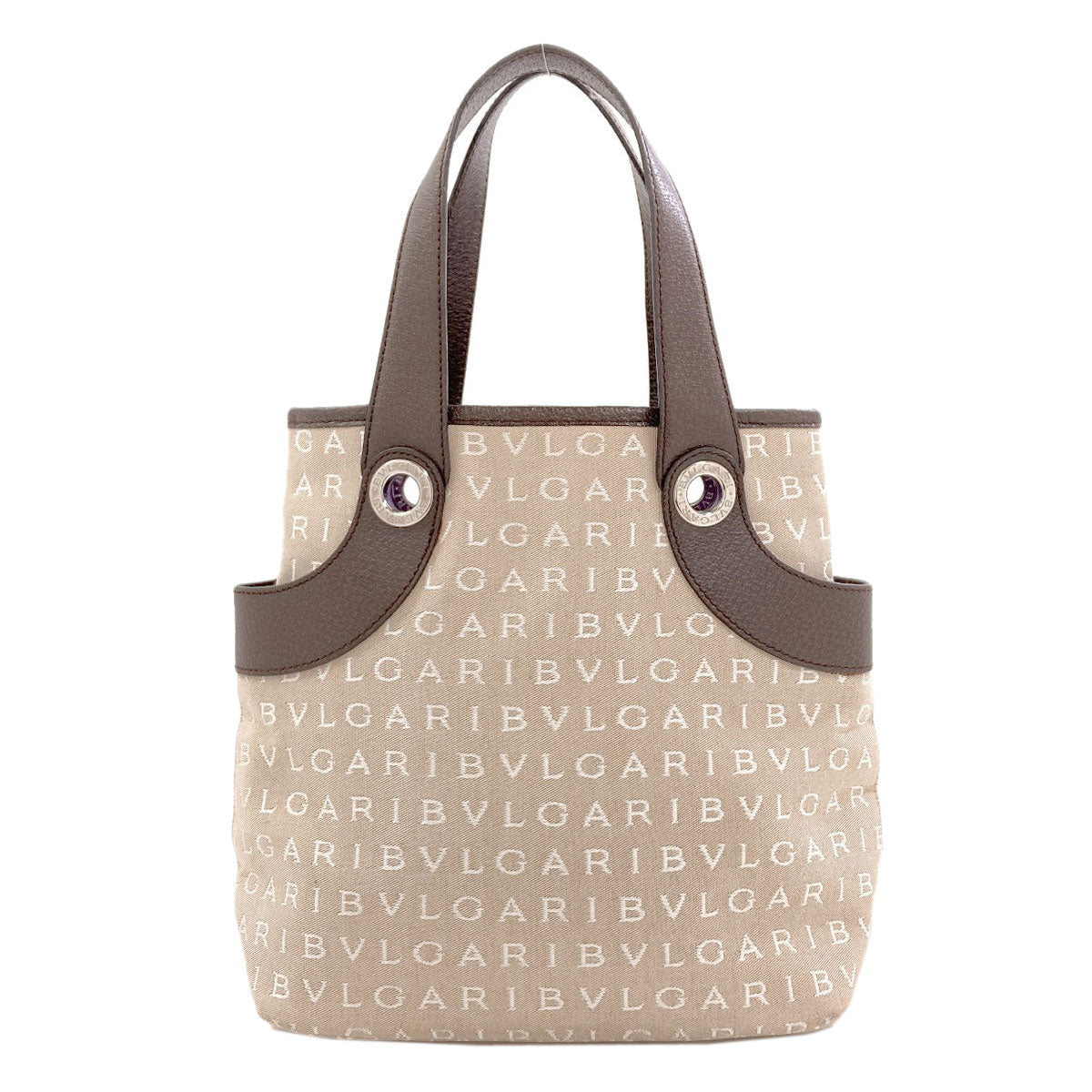 BVLGARI Logo mania Handbag Canvas Ladies [Used]