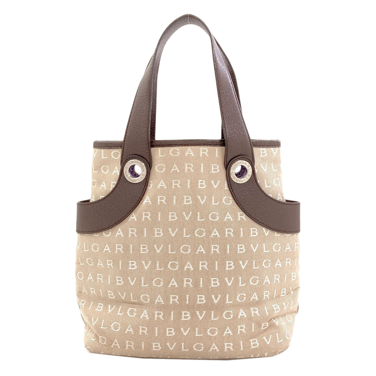 BVLGARI Logo mania Handbag Canvas Ladies [Used]
