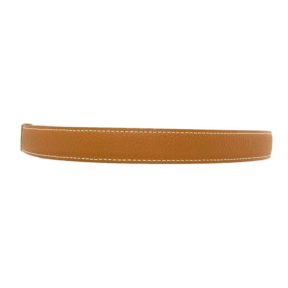 HERMES Cavalier SilverHardware belt Calf mens [Used]