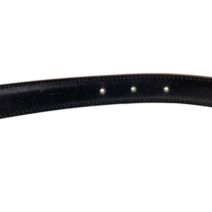 HERMES Cavalier SilverHardware belt Calf mens [Used]
