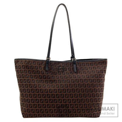 FENDI Zucchino Tote Bag Canvas LeatherLadies [Used]