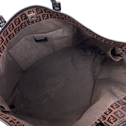 FENDI Zucchino Tote Bag Canvas LeatherLadies [Used]