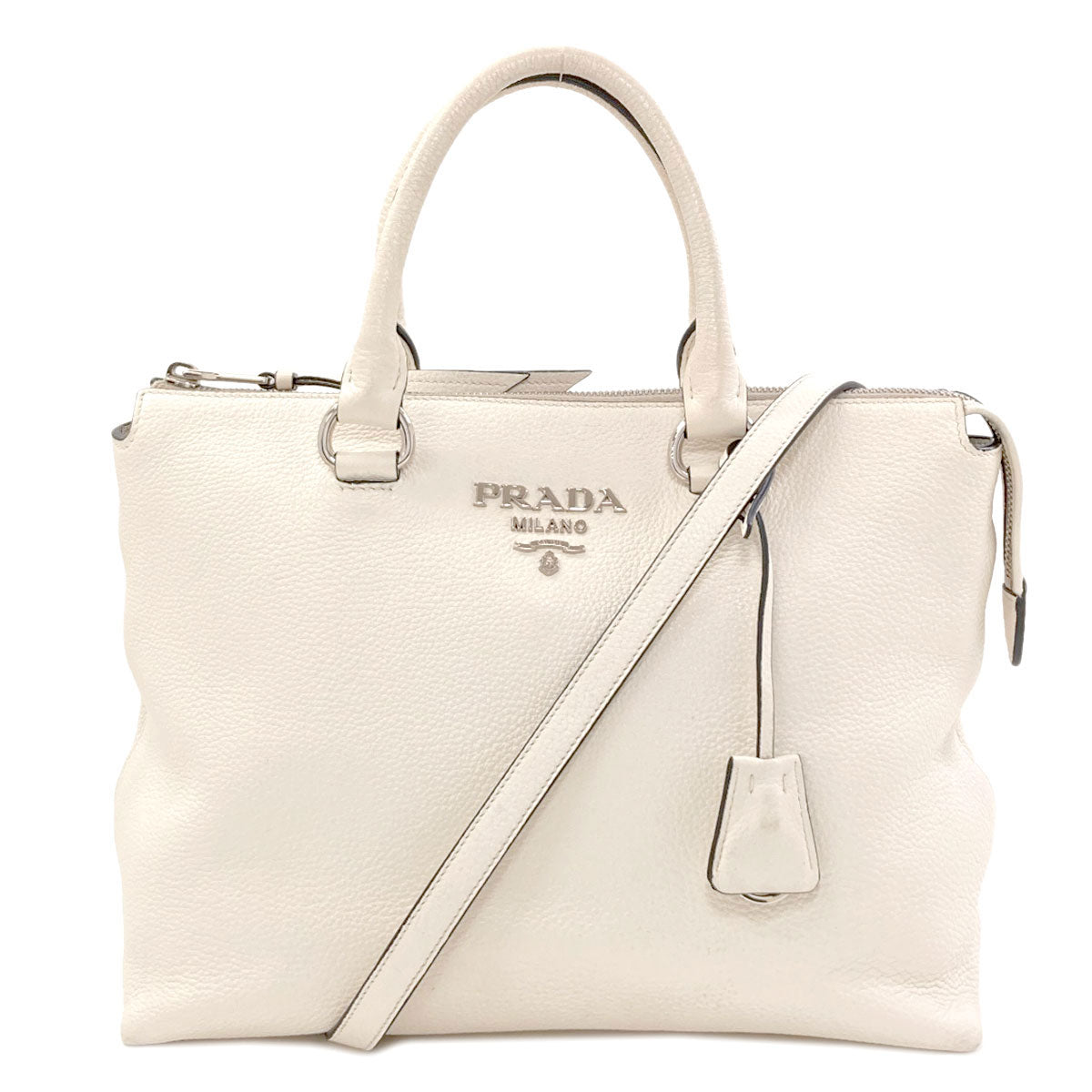 PRADA 1BA063 2WAY Handbag Calf Ladies [Used]