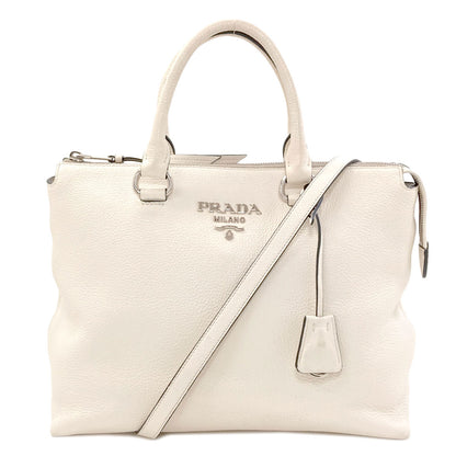 PRADA 1BA063 2WAY Handbag Calf Ladies [Used]