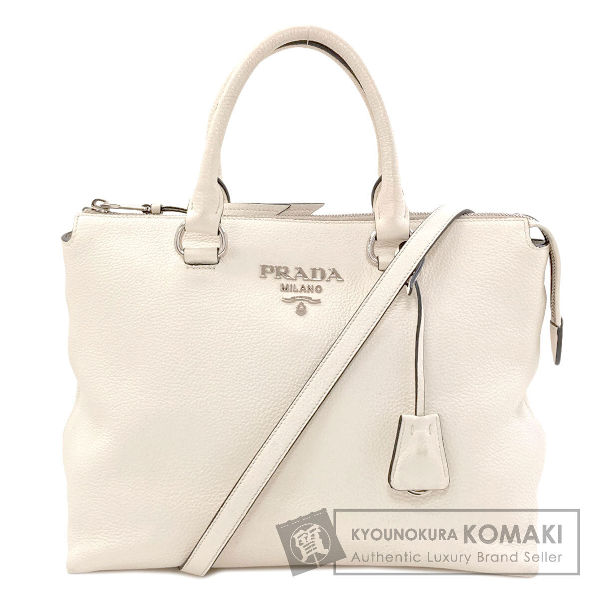 PRADA 1BA063 2WAY Handbag Calf Ladies [Used]