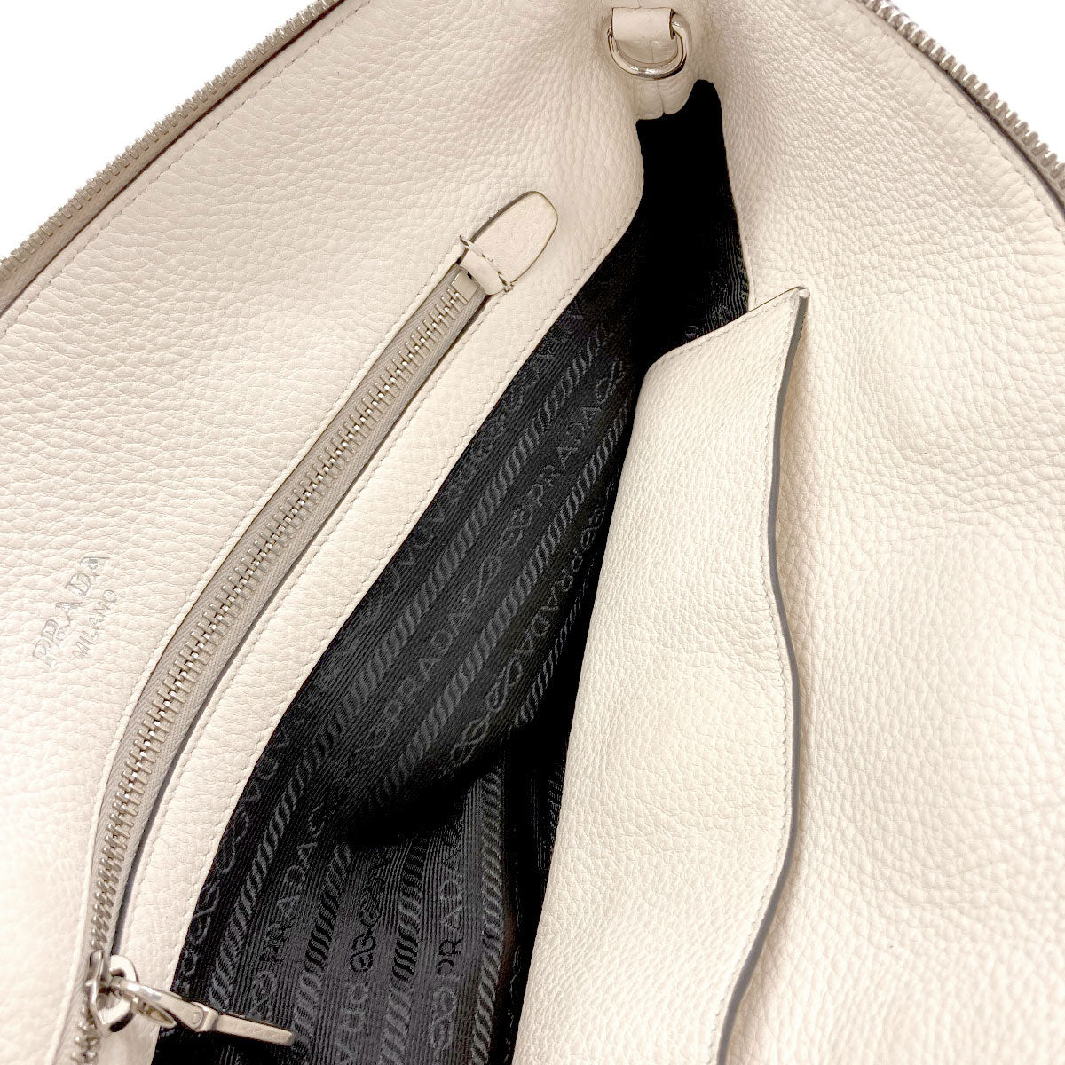 PRADA 1BA063 2WAY Handbag Calf Ladies [Used]