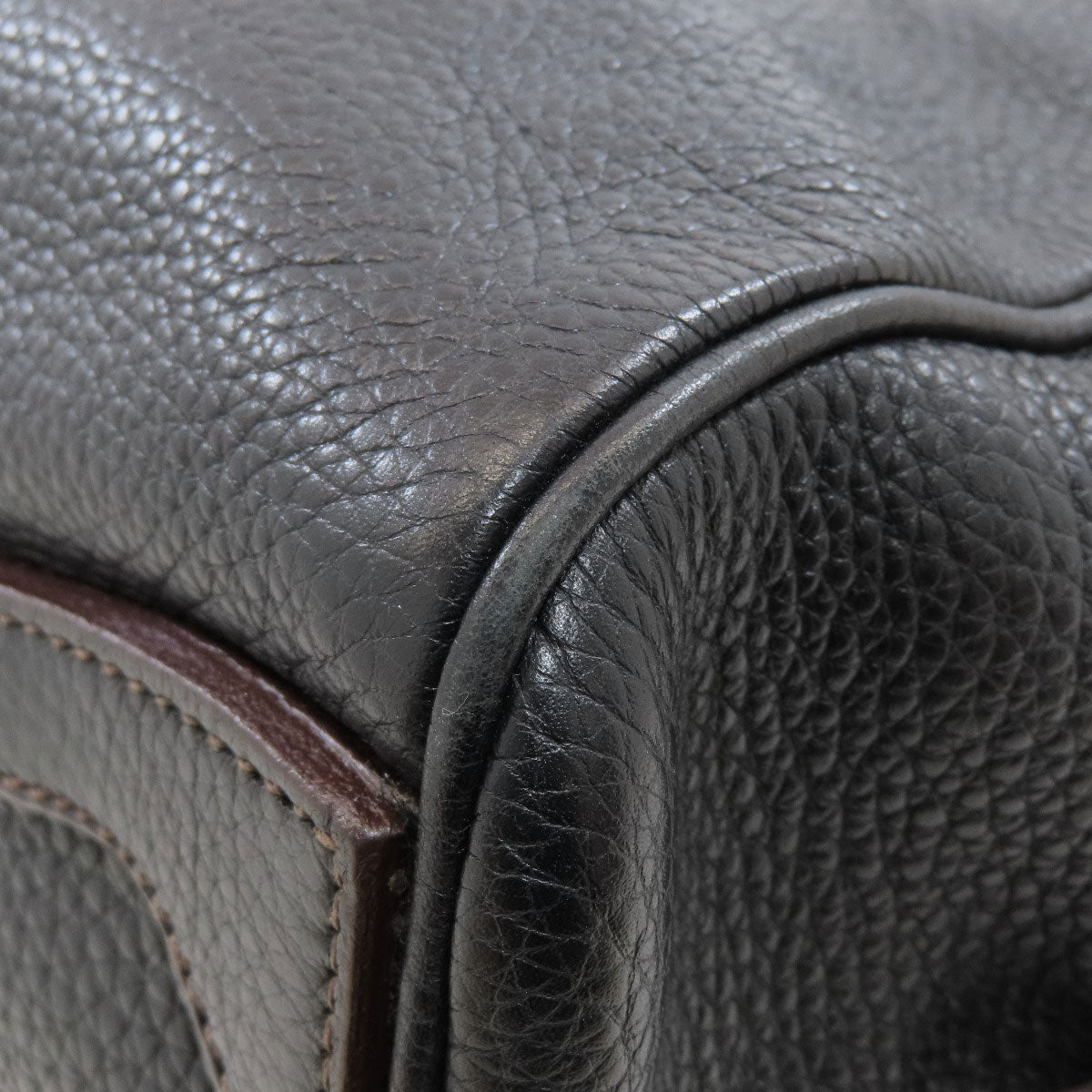 PRADA Embossed logo Handbag Leather Ladies [Used]