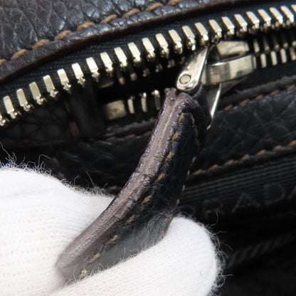 PRADA Embossed logo Handbag Leather Ladies [Used]
