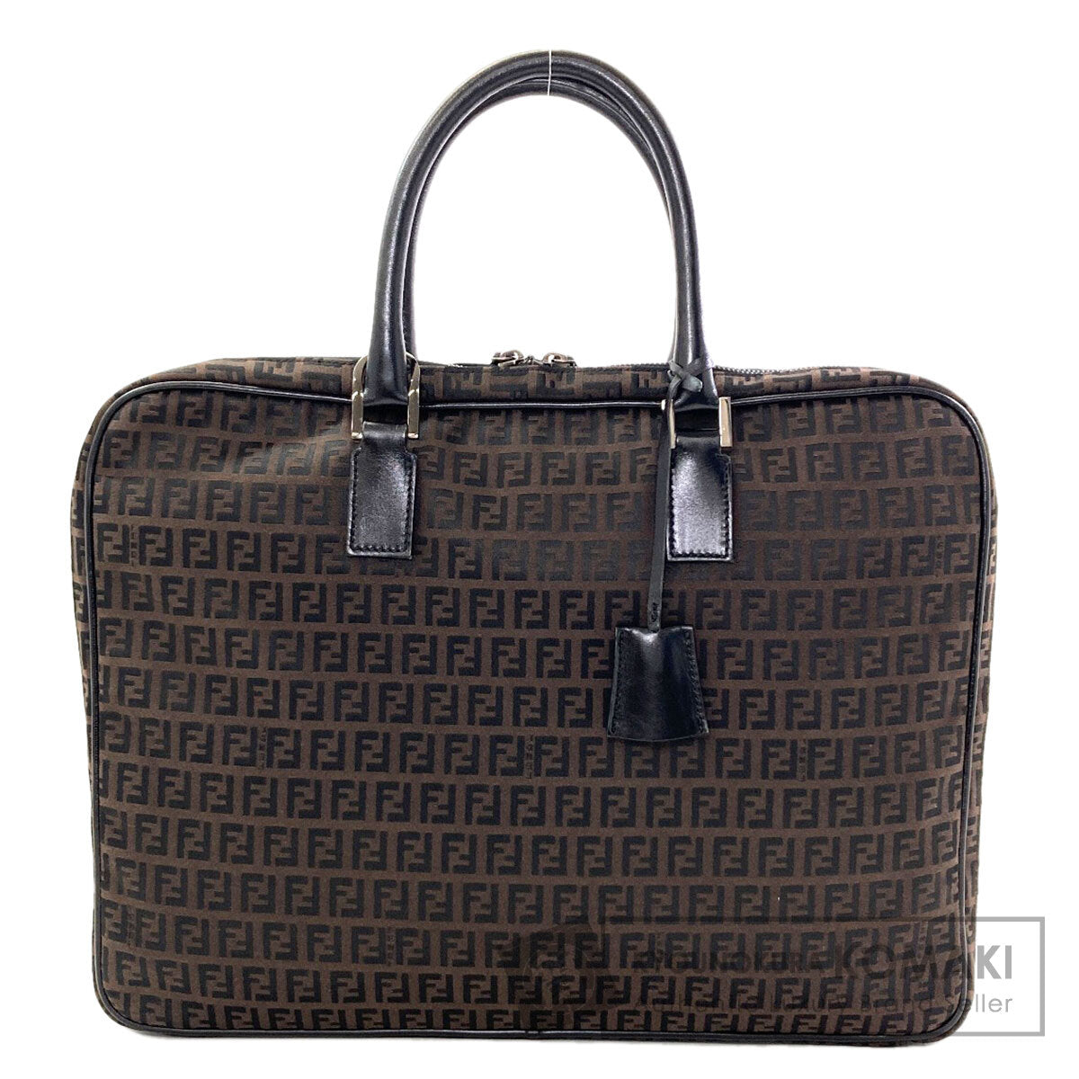 FENDI Zucca pattern Business bag Canvas mens [Used]