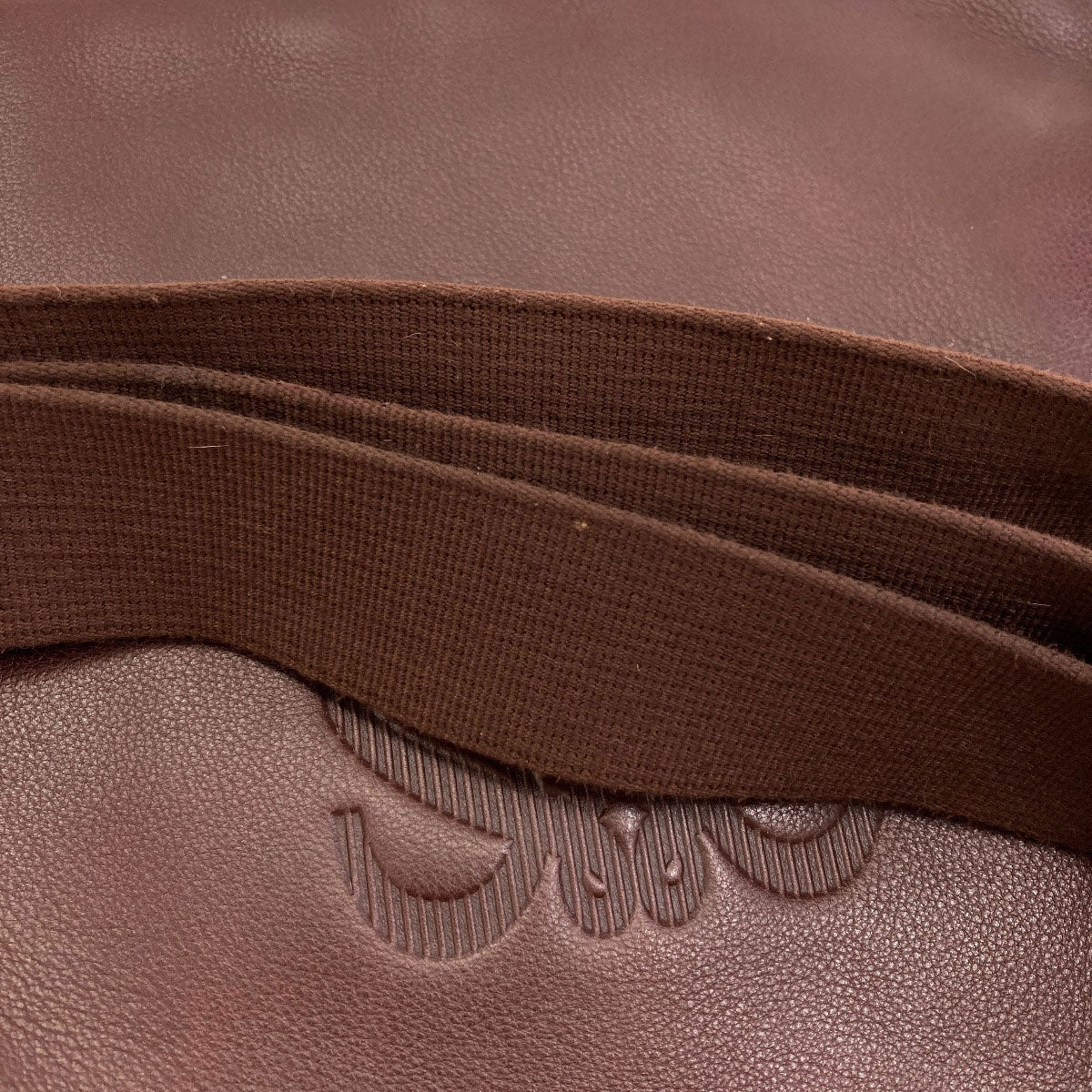 LOEWE anagram Shoulder Bag Leather Ladies [Used]