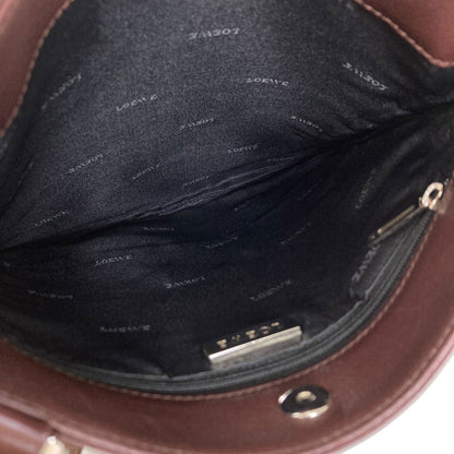 LOEWE anagram Shoulder Bag Leather Ladies [Used]