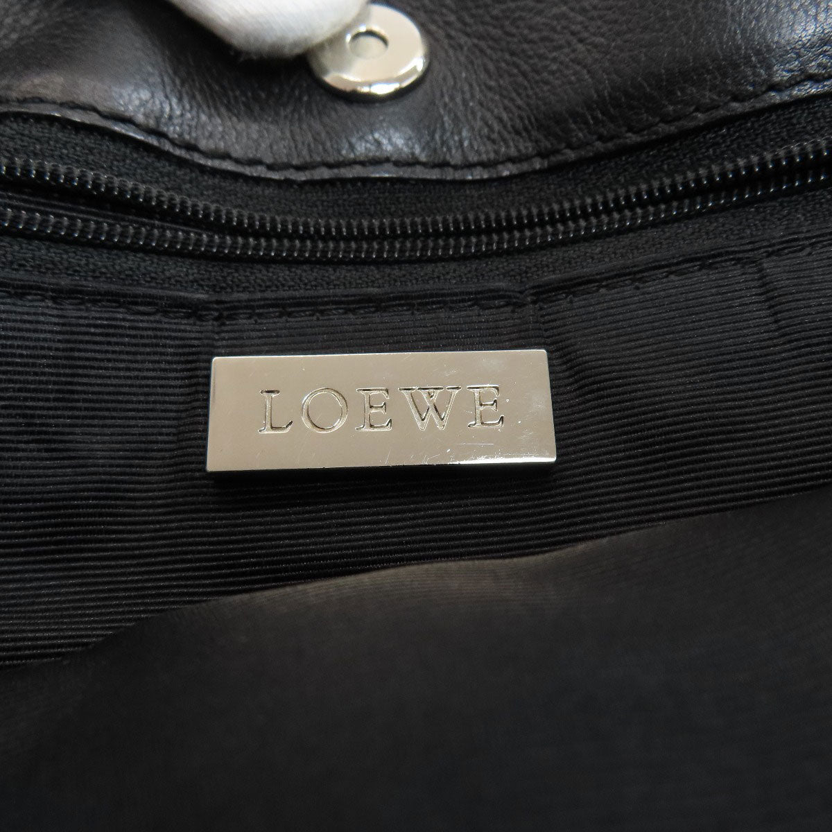 LOEWE anagram Shoulder Bag Leather Ladies [Used]
