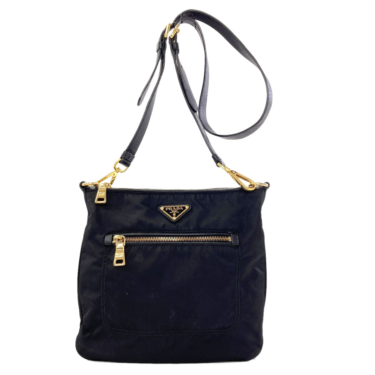 PRADA Logo Hardware Shoulder Bag Nylon Ladies [Used]