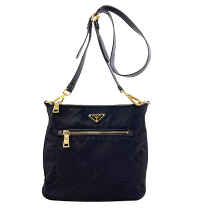 PRADA Logo Hardware Shoulder Bag Nylon Ladies [Used]