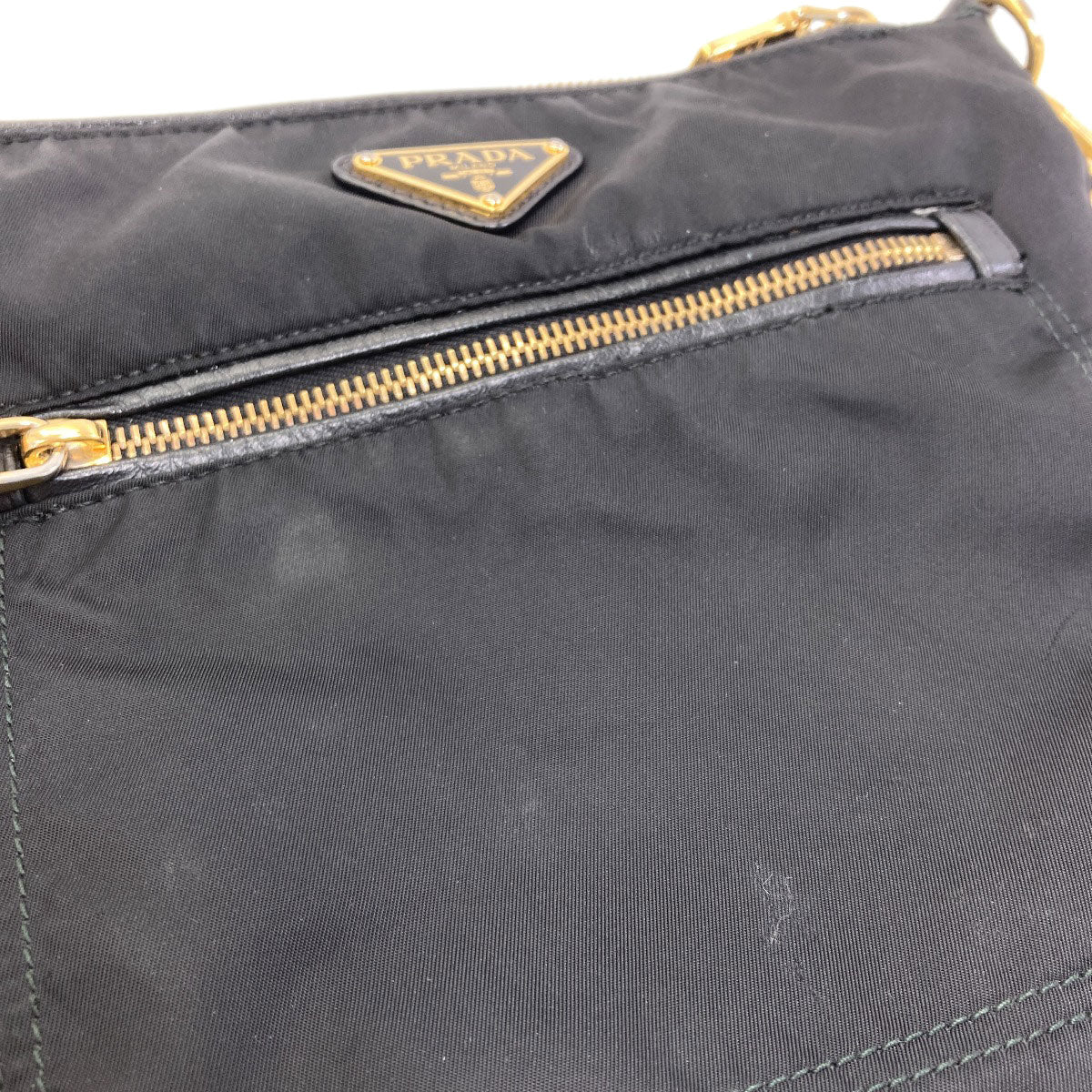 PRADA Logo Hardware Shoulder Bag Nylon Ladies [Used]