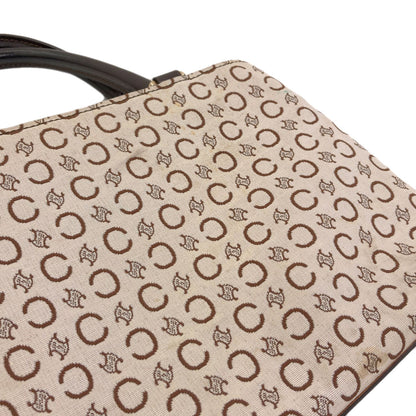 CELINE C Macadam Handbag Canvas LeatherLadies [Used]