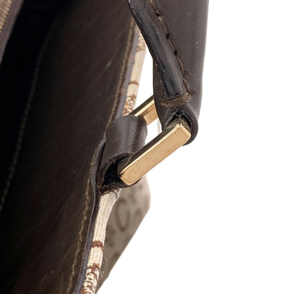 CELINE C Macadam Handbag Canvas LeatherLadies [Used]