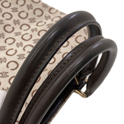 CELINE C Macadam Handbag Canvas LeatherLadies [Used]