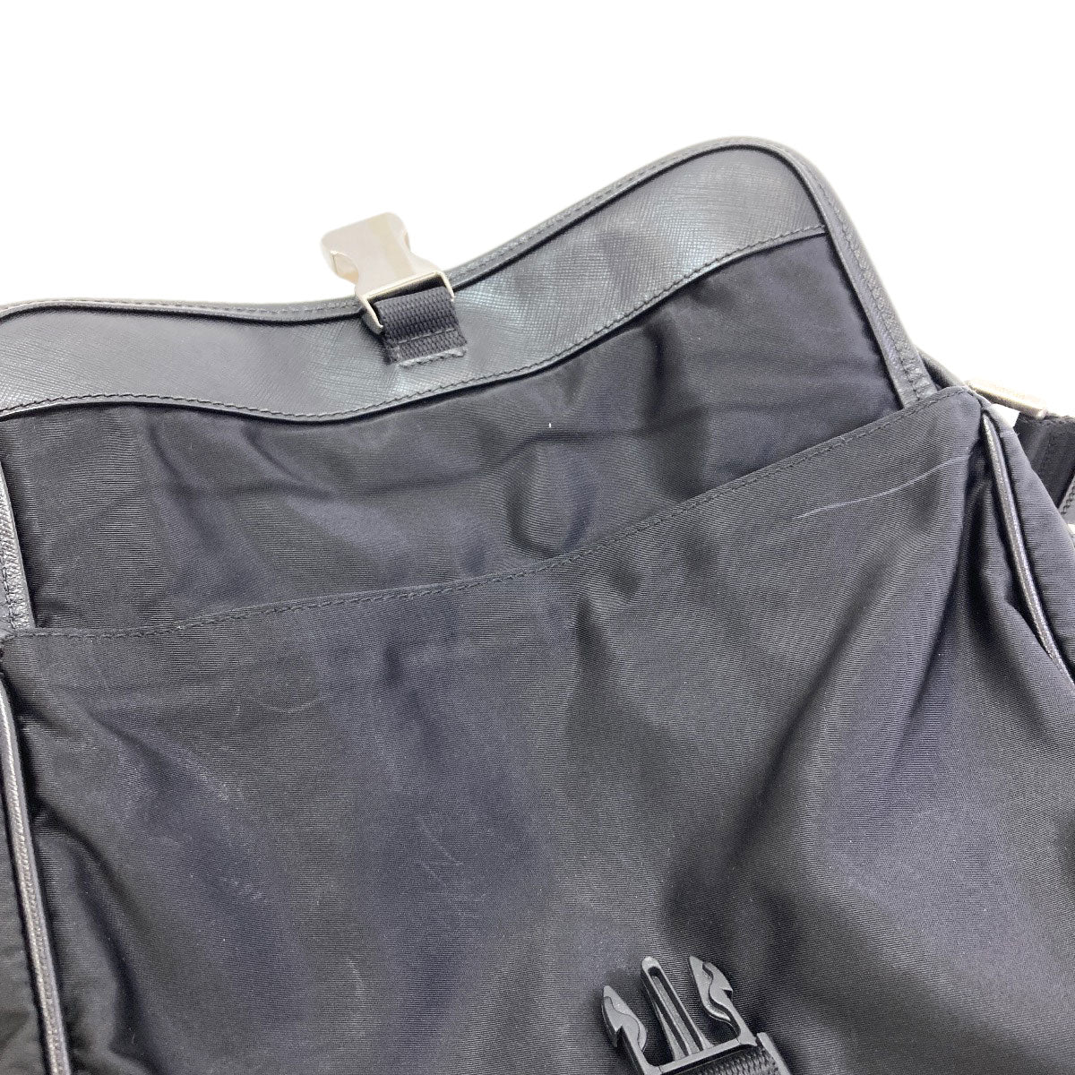 PRADA Long Shoulder Logo Hardware Shoulder Bag Nylon Ladies [Used]