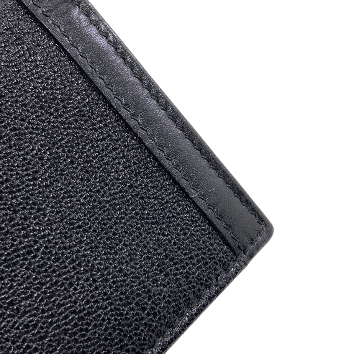 BVLGARI logo Card Case Leather Ladies [Used]