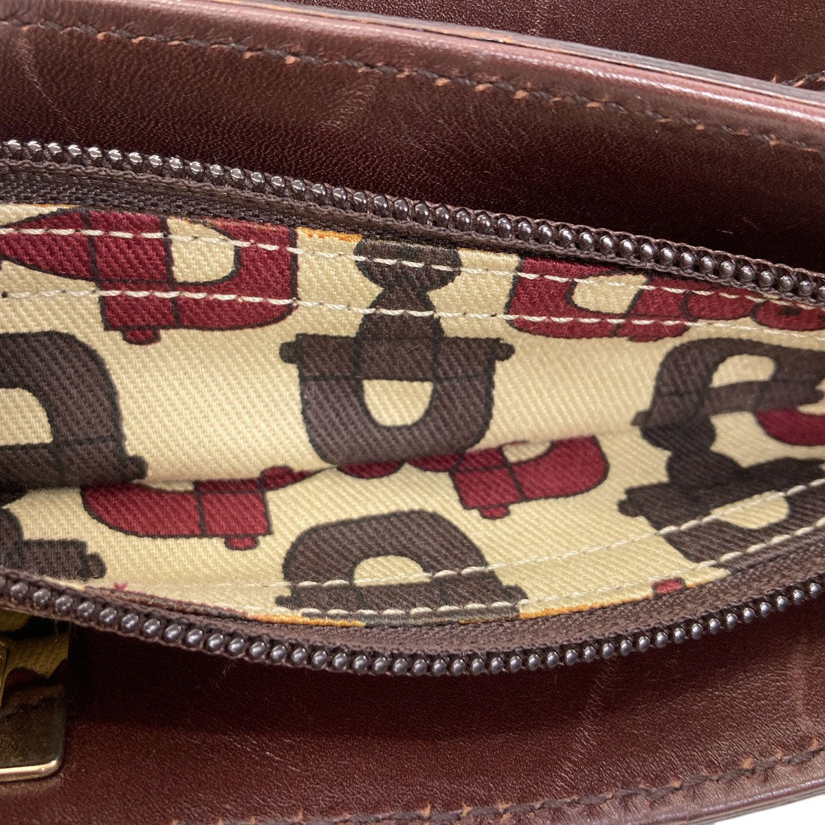 GUCCI 145994 GG Signature Guccissima Horsebit Handbag Leather Ladies [Used]