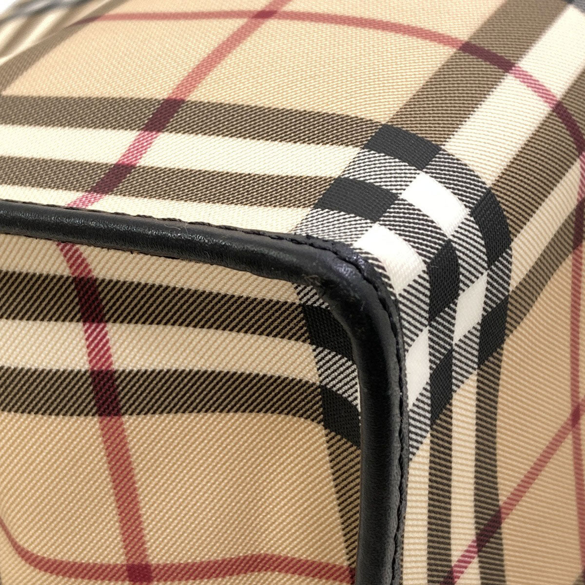 BURBERRY Burberry Check Tote Bag PVC Ladies [Used]