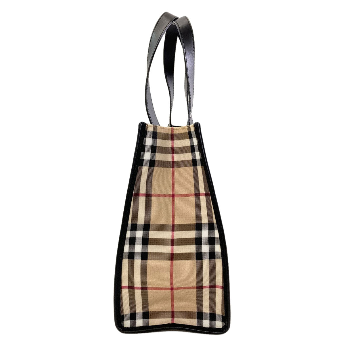 BURBERRY Burberry Check Tote Bag PVC Ladies [Used]
