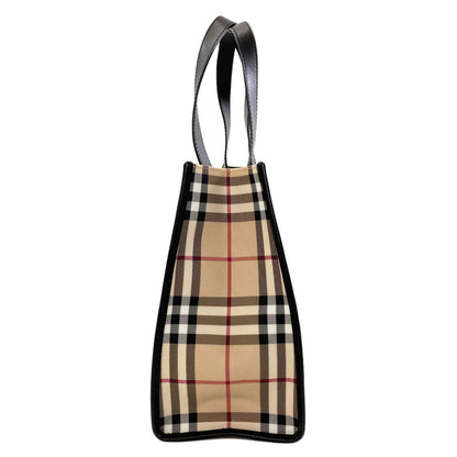 BURBERRY Burberry Check Tote Bag PVC Ladies [Used]